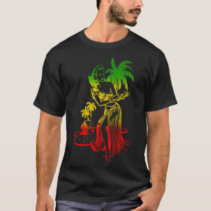 Camiseta Retro Hawaii Hula Dancer
