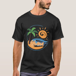 Camiseta Retro Hawaii Ohana Tropical Hawaii Para Hombres Y