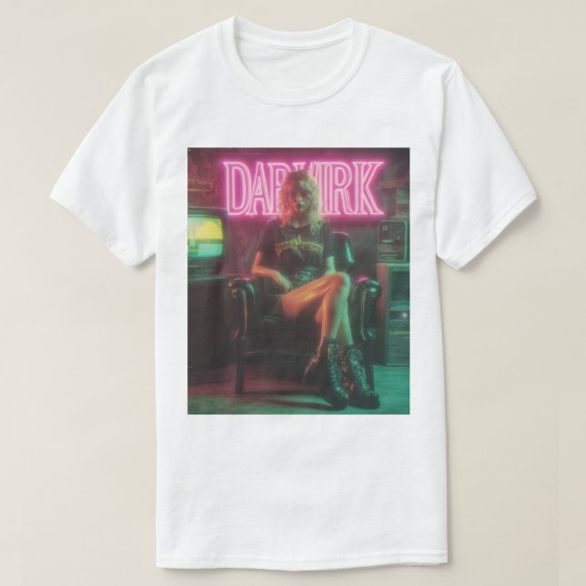 Camiseta Retro Hawkins After Midnight (Diseño del anverso)