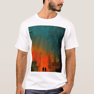 Camiseta Retro Hawkins Shadow Town