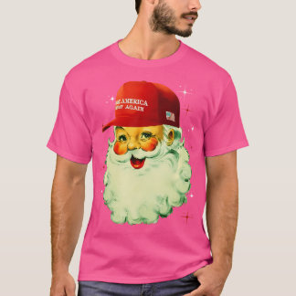 Camiseta Retro Haz grandes Navidades a los Navidades Trump
