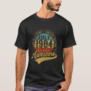 Camiseta Retro Hecho En 1984 Edición Limitada 40º Nacimient