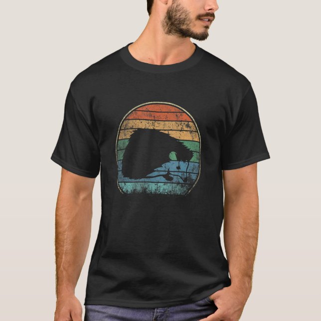 Camiseta Retro Hedgehog Sunset Estilo Hedgehog 80 (Anverso)