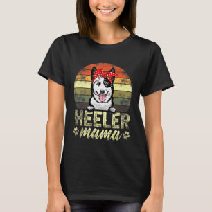 Camiseta Retro Heeler Mama Australian Cattle Dog Mom