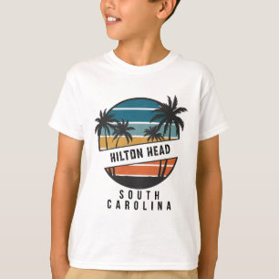 Camiseta Retro Hilton Head Carolina del Sur Surfboard Surfi