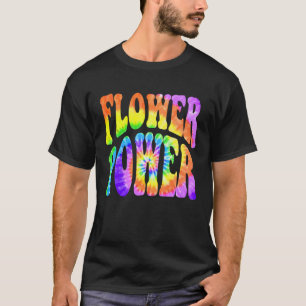 Camiseta Retro Hippie Batik Spiral Flower Power 3 F