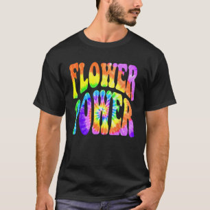 Camiseta Retro Hippie Batik Spiral Flower Power 3 F