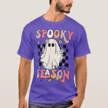Camiseta Retro Hippie Halloween Cute Ghost Spooky Season Wo<br><div class="desc">Retro Hippie Halloween Cute Ghost Spooky Season Women Kids  .</div>