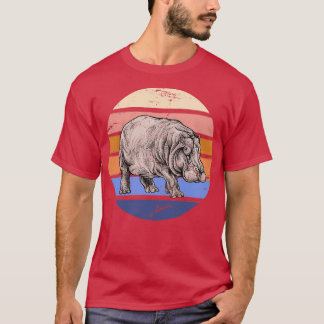 Camiseta Retro Hippo