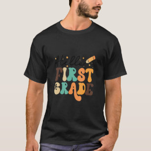 Camiseta Retro Hola Primer Grado De Vuelta Al Profesor De L