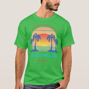 Camiseta Retro Hollywood Beach Aprecia Cada Sunset