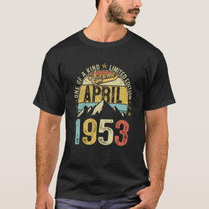 Camiseta Retro Hombres 70 años alucinantes 19 de abril