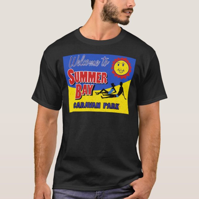 Camiseta Retro Home And Away Summer Bay Caravan Park Classi (Anverso)