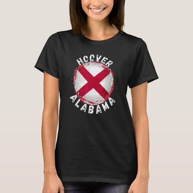 Camiseta Retro Hoover Alabama Apparel (Anverso)
