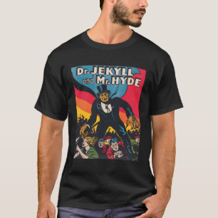 Camiseta Retro Horror Halloween Monster Dr Jekyll Sr Hyde