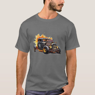 Camiseta Retro Hotrod Racer