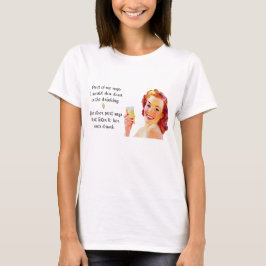 Camiseta Retro Housewife T Shirt