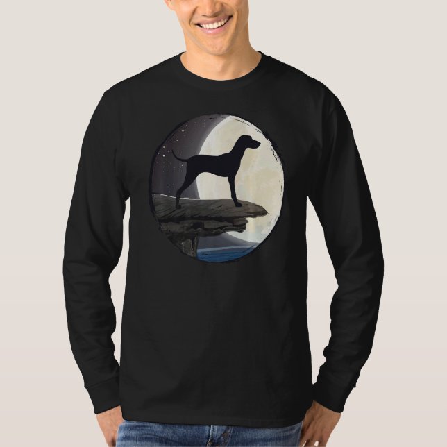 Camiseta Retro húngaro de perro vizsla (Anverso)