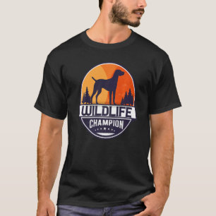 Camiseta Retro húngaro de perro vizsla