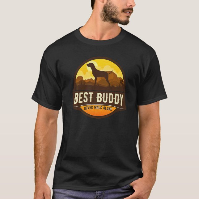 Camiseta Retro húngaro de perro vizsla 7 (Anverso)
