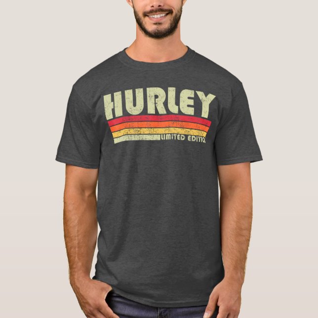 Camiseta Retro Hurley Home State Cool 70s 80s Style Sunset  (Anverso)