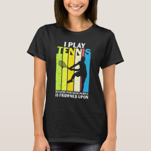 Camiseta Retro I Jugar Al Jugador Deportista De Tenis Atlet