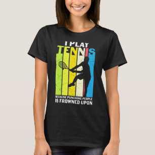 Camiseta Retro I Jugar Al Jugador Deportista De Tenis Atlet