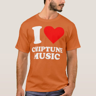 Camiseta Retro I Love Chiptune Music