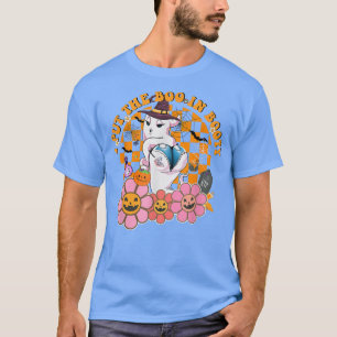 Camiseta Retro I Put The Boo in Booty Funny Spooky Hippie H