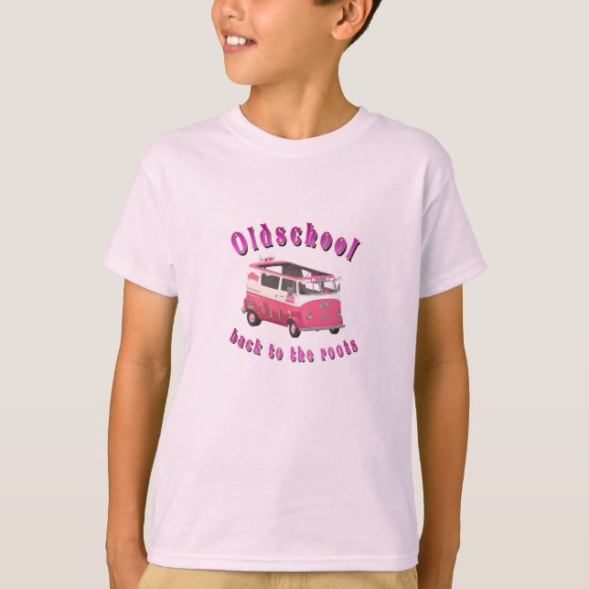 Camiseta Retro Ice Cream Van Oldschool Vibes Tee (Anverso)