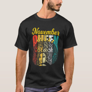 Camiseta Retro Impresionante Junta Reina Noviembre Reina Mu