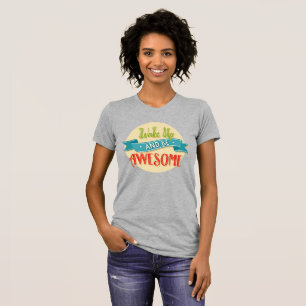 Camiseta Retro Impresionante 'Wake Up Awesome'
