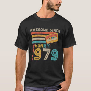 Camiseta Retro Increíble Desde Enero De 1979 43ª Fase De