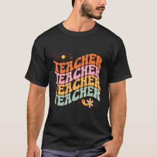 Camiseta Retro Inspirador Elemental De vuelta al cole Para