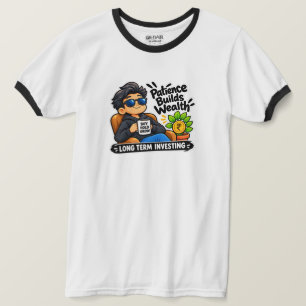 Camiseta Retro Investor Ringer - Inversor Genial