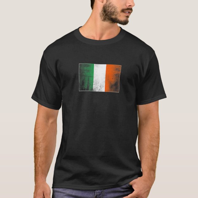 Camiseta Retro Irish flag St Patricks' day Patriotic Irishm (Anverso)