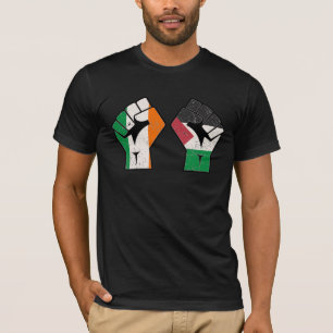 Camiseta Retro Irlanda La revolución del puño solidario en