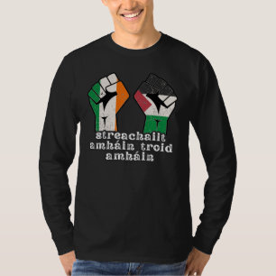 Camiseta Retro Irlanda La revolución del puño solidario en 