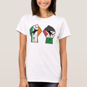 Camiseta Retro Irlanda La revolución del puño solidario en 