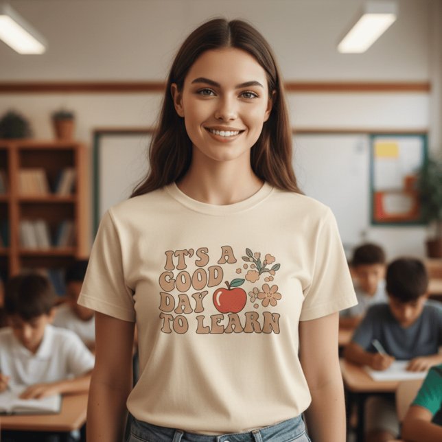 Camiseta Retro It's A Good Day To Learn Teacher  | Groovy A (Subido por el creador)