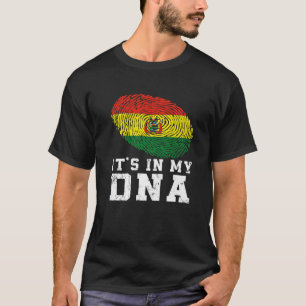 Camiseta Retro It's In My DNA Bolivia Flag Patriotic
