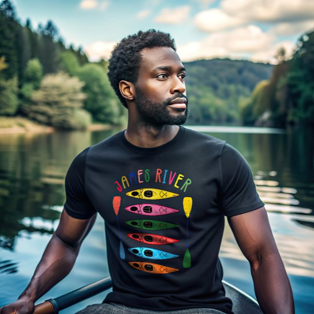 Camiseta Retro James River Kayaking (Subido por el creador)