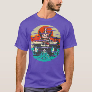 Camiseta Retro japonés guerrero samurai (2)