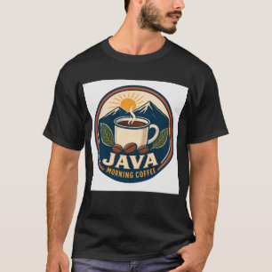 Camiseta Retro Java Morning Coffee Vintage