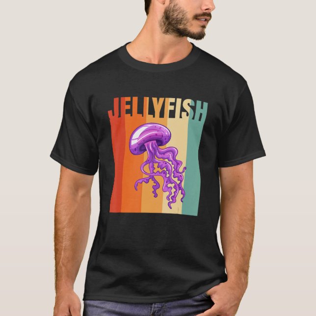 Camiseta Retro Jellyfish 1 (Anverso)