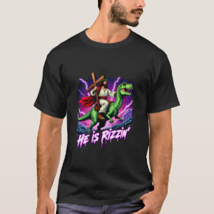 Camiseta Retro Jesús Cristiano Es Rizzin Riendo En Rex Di