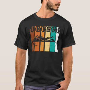 Camiseta Retro Jetski Personal Watercraft PWC Jet Skyline J