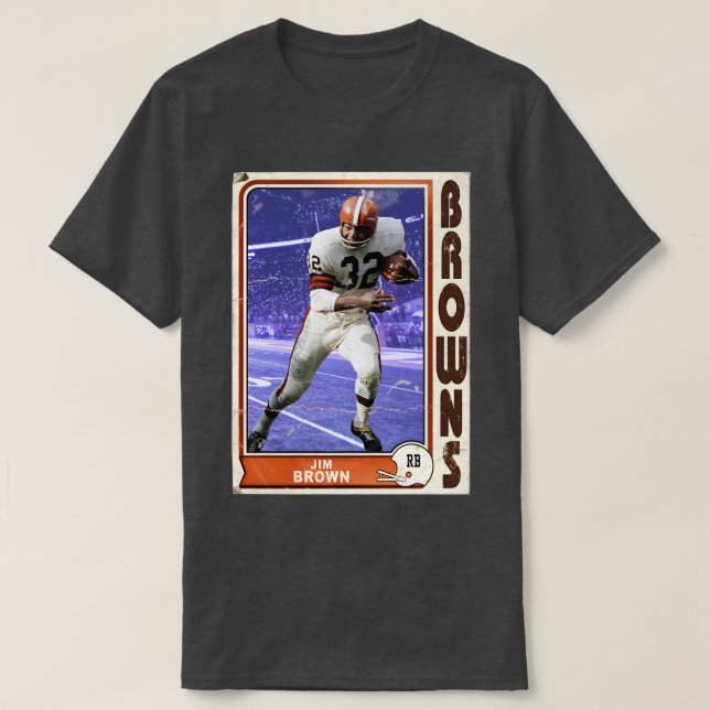 Camiseta Retro Jim Brown Trading d (Diseño del anverso)