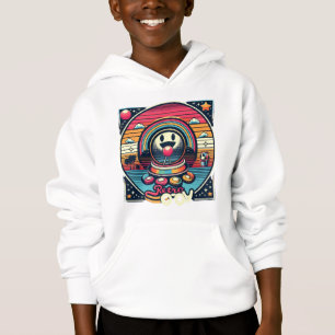 Camiseta Retro Joy". Con colores vivos y b