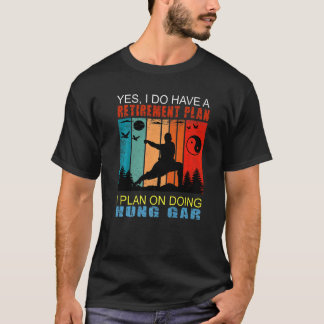 Camiseta Retro Jubilación De Lema Sunset Planeo Hacer Hun